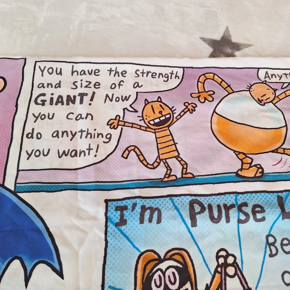 2021 Dog Man Supa Buddies‎ Pillowcase Jay Franco Comic 29.5x19.5 Inches Standard